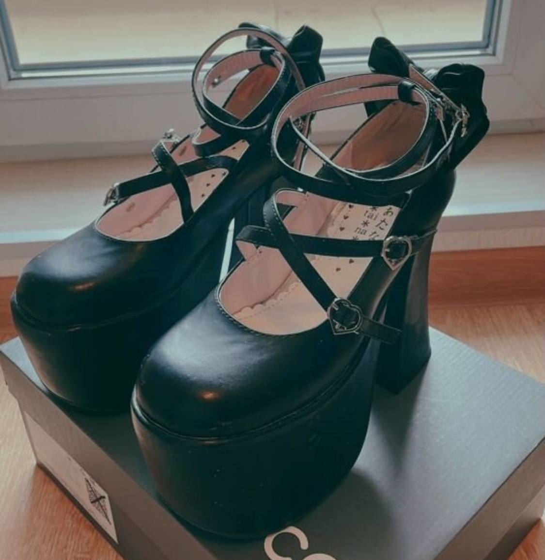 Antaina black heels