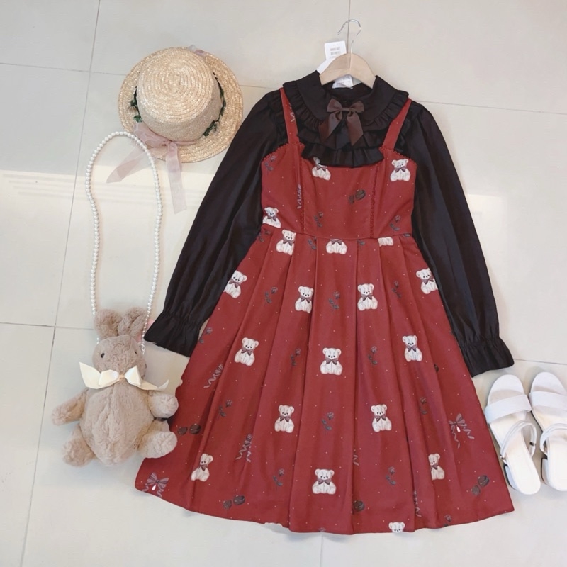 Axes Femme Kawaii Present Bear JSK