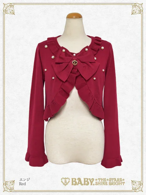 ✩ Baby, the Stars Shine Bright  - Ribbon & Pearl Bolero ✩