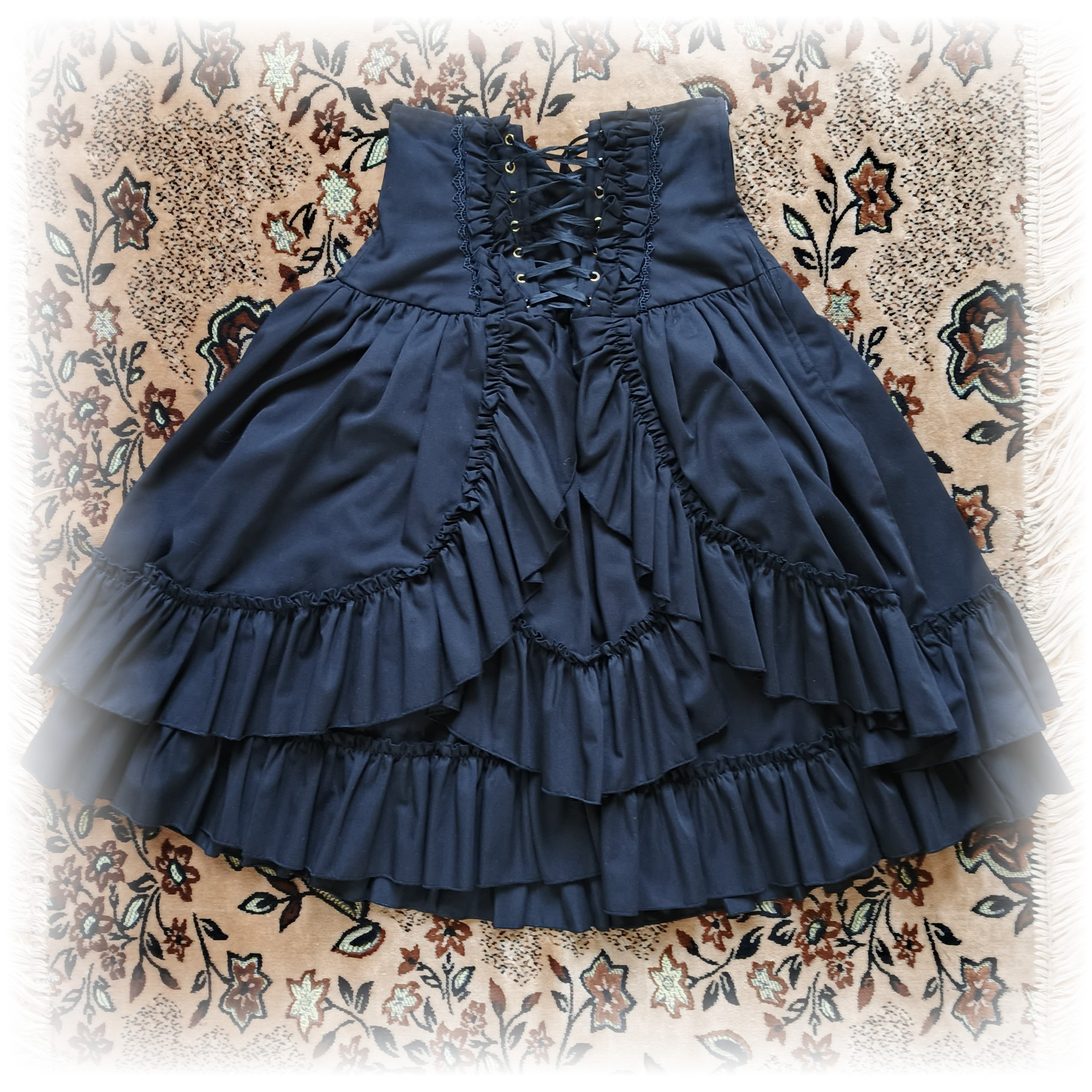 Bodyline - High Waist Bustle Corset Skirt.