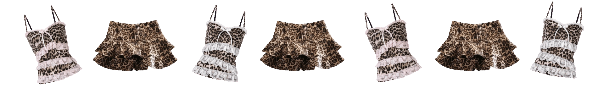 cheetah tops skirts.webp