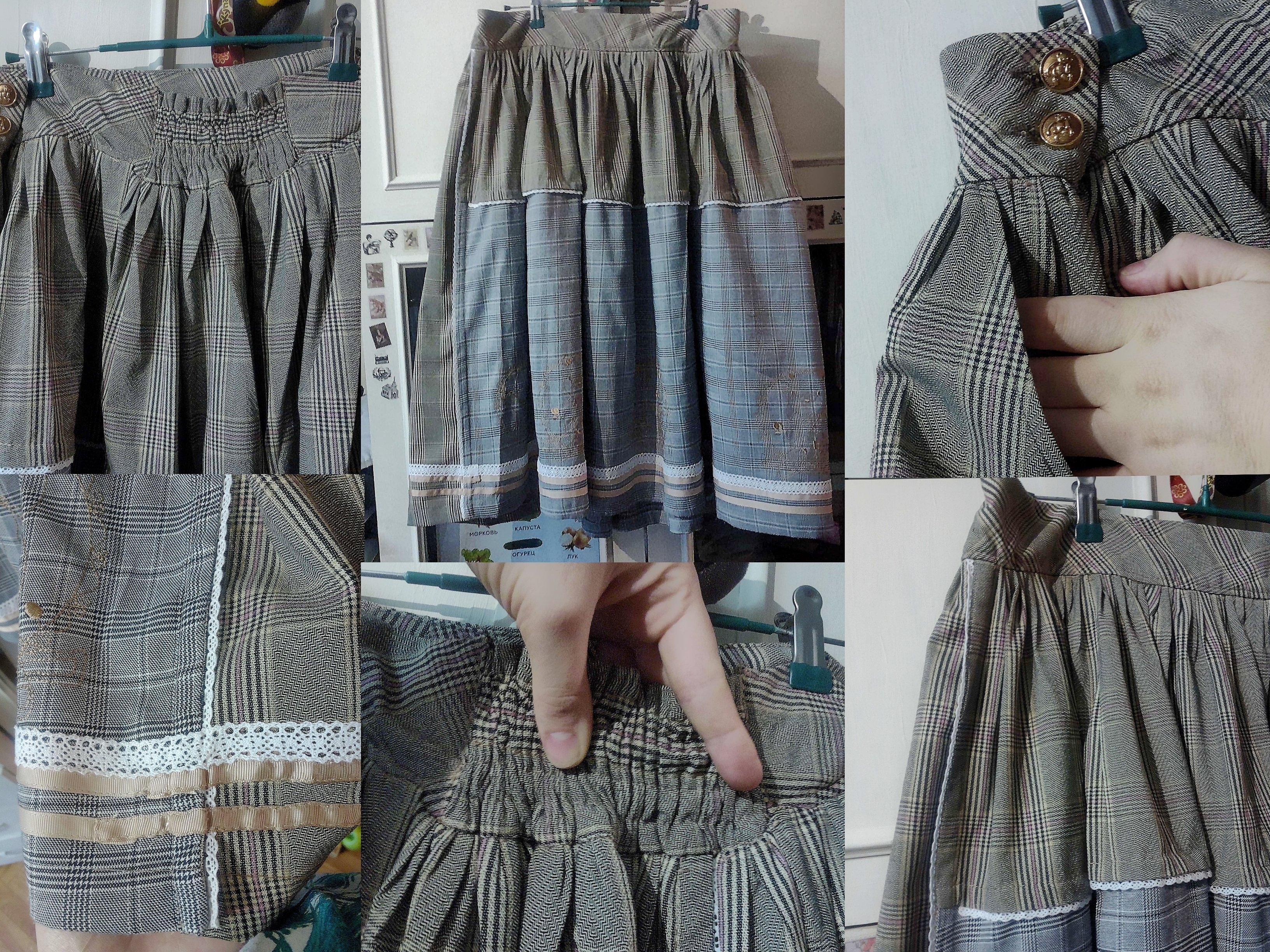 Classic skirt handmade