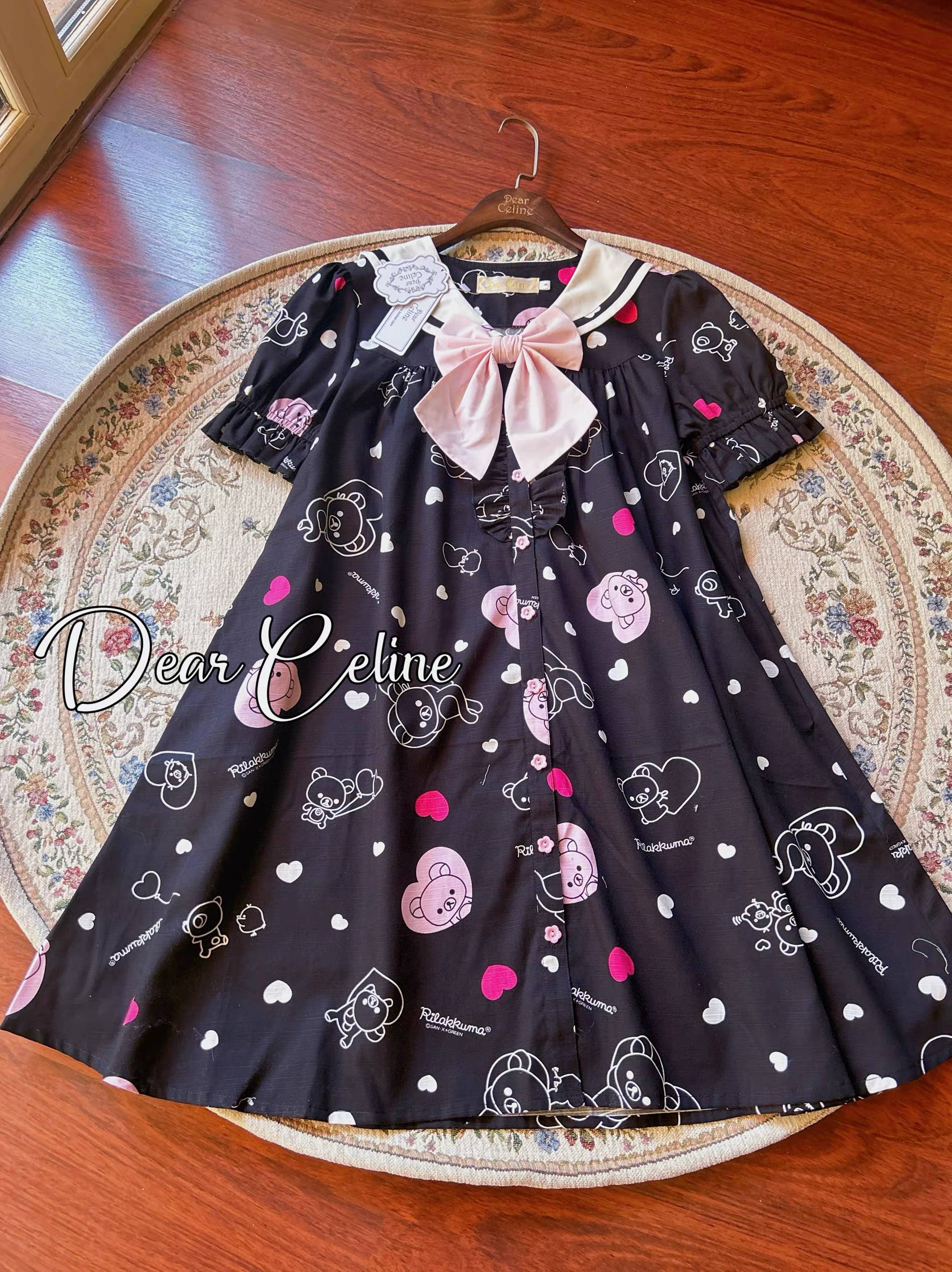 Dear Celine Navy Rilakkuma OP