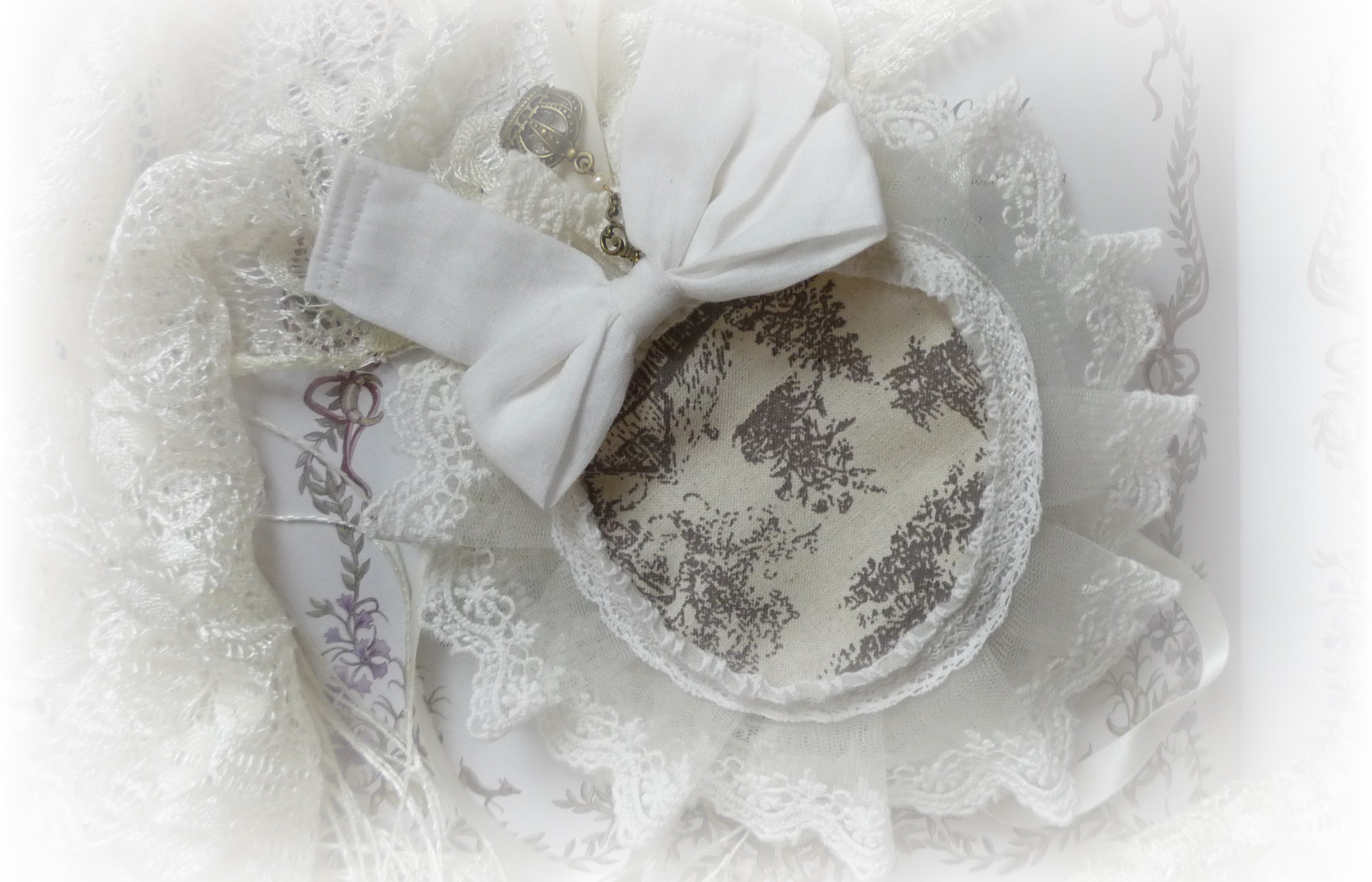 handmade canotier.