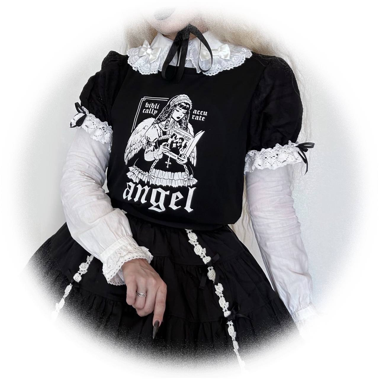 lil☾luna biblically accurate angel t-shirt