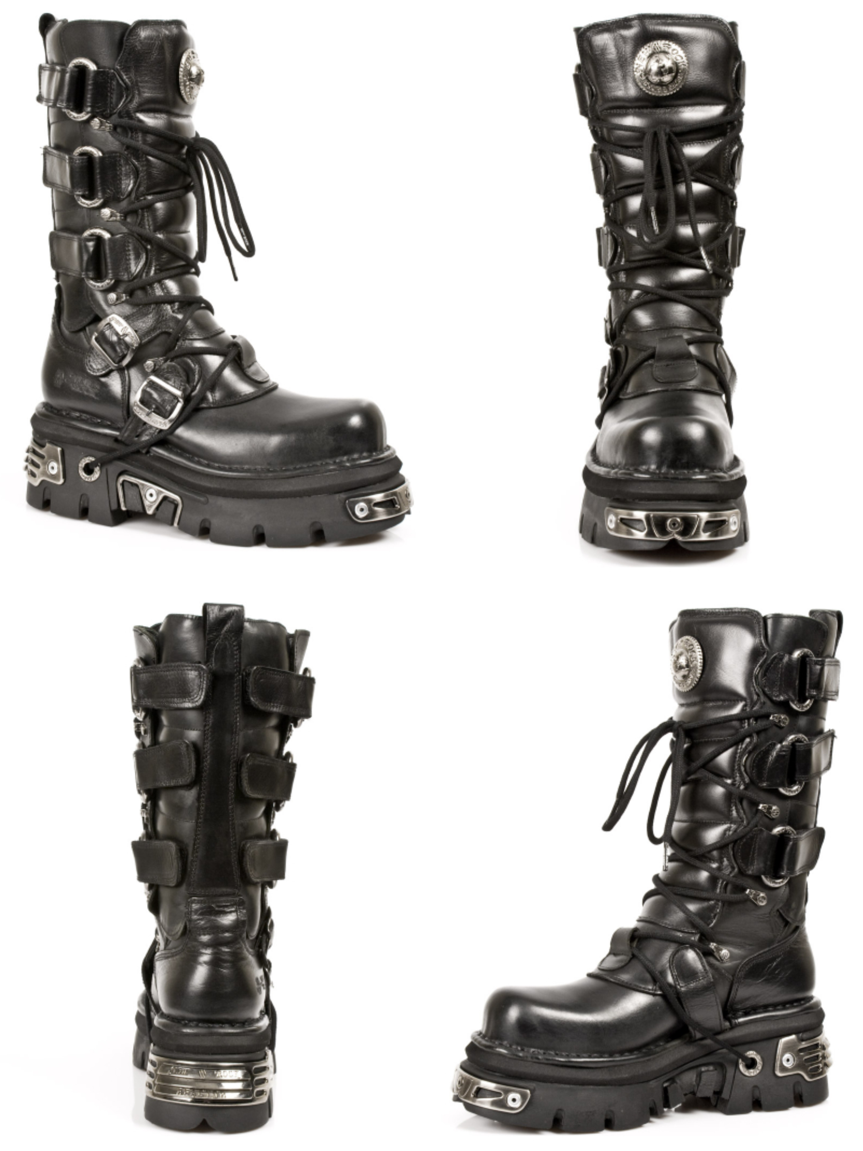 new rock boot metallic m-474-s1