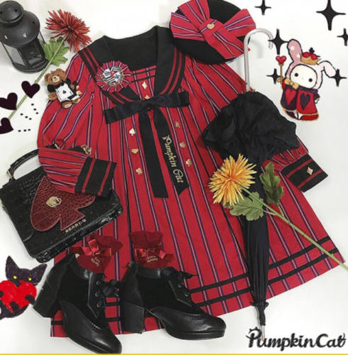 Pumpkin Cat Excellent Student OP Fullset