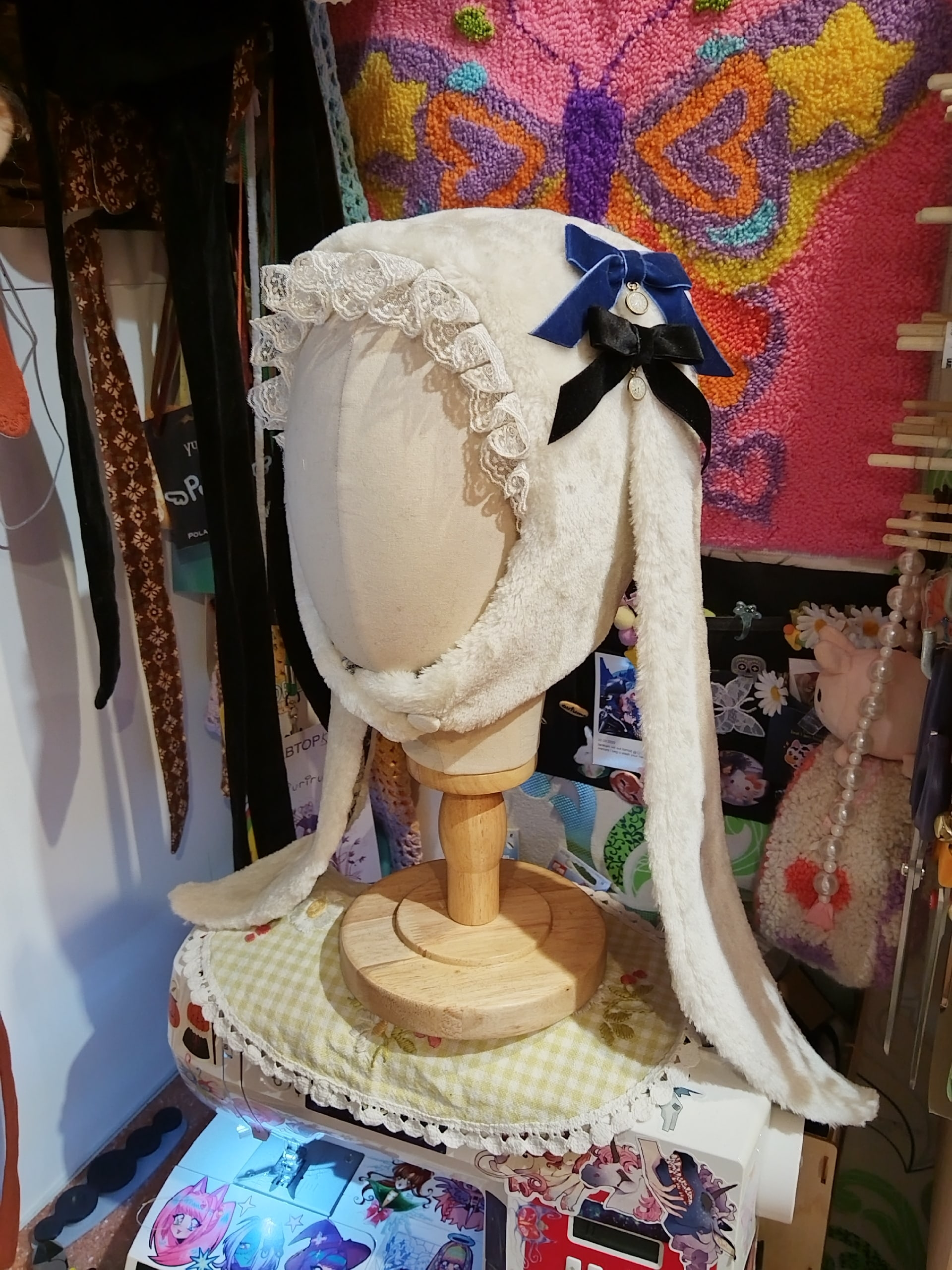 Puriru White Rabbit hat