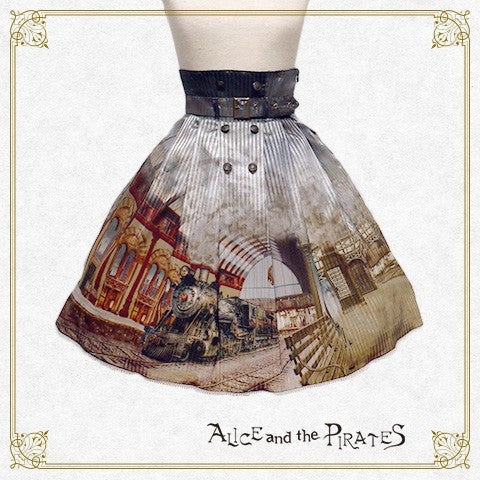The Wizarding Platform ~Steam Engine and the Illusion of the Foggy Town~ Skirt