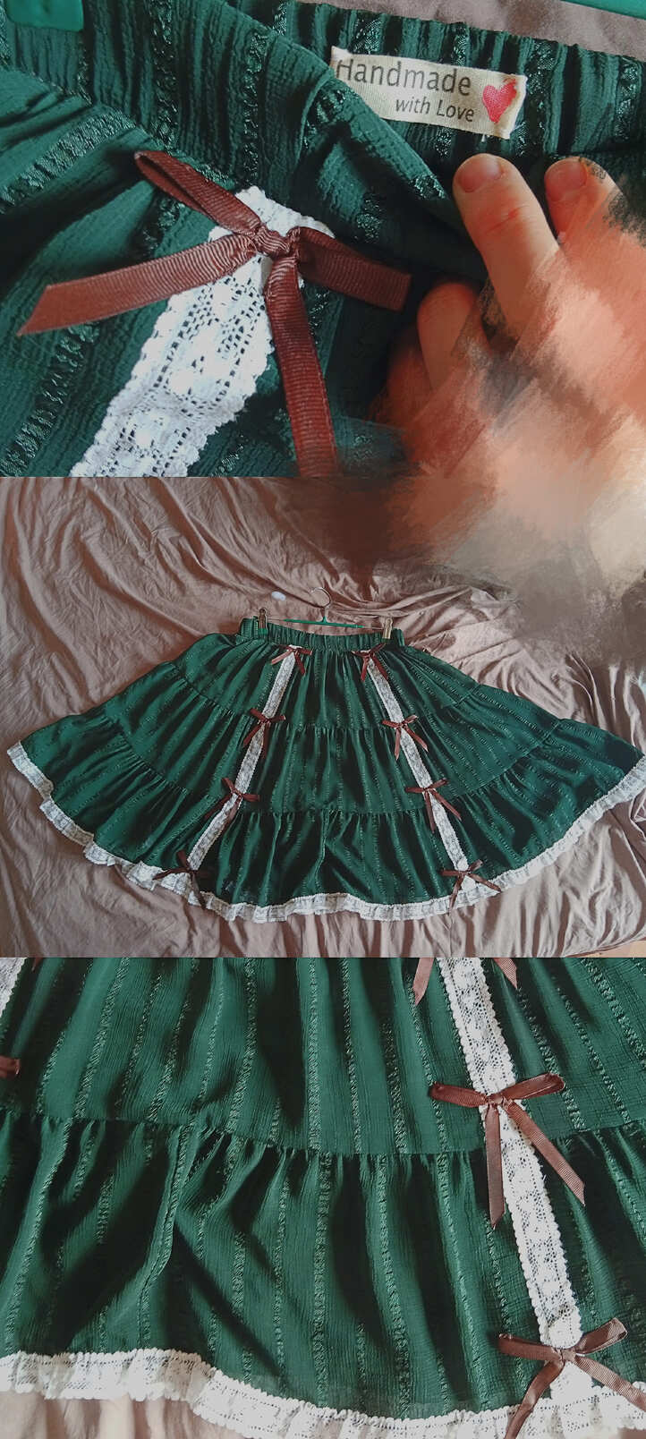 Юбка из платья vero moda, перешив + декор